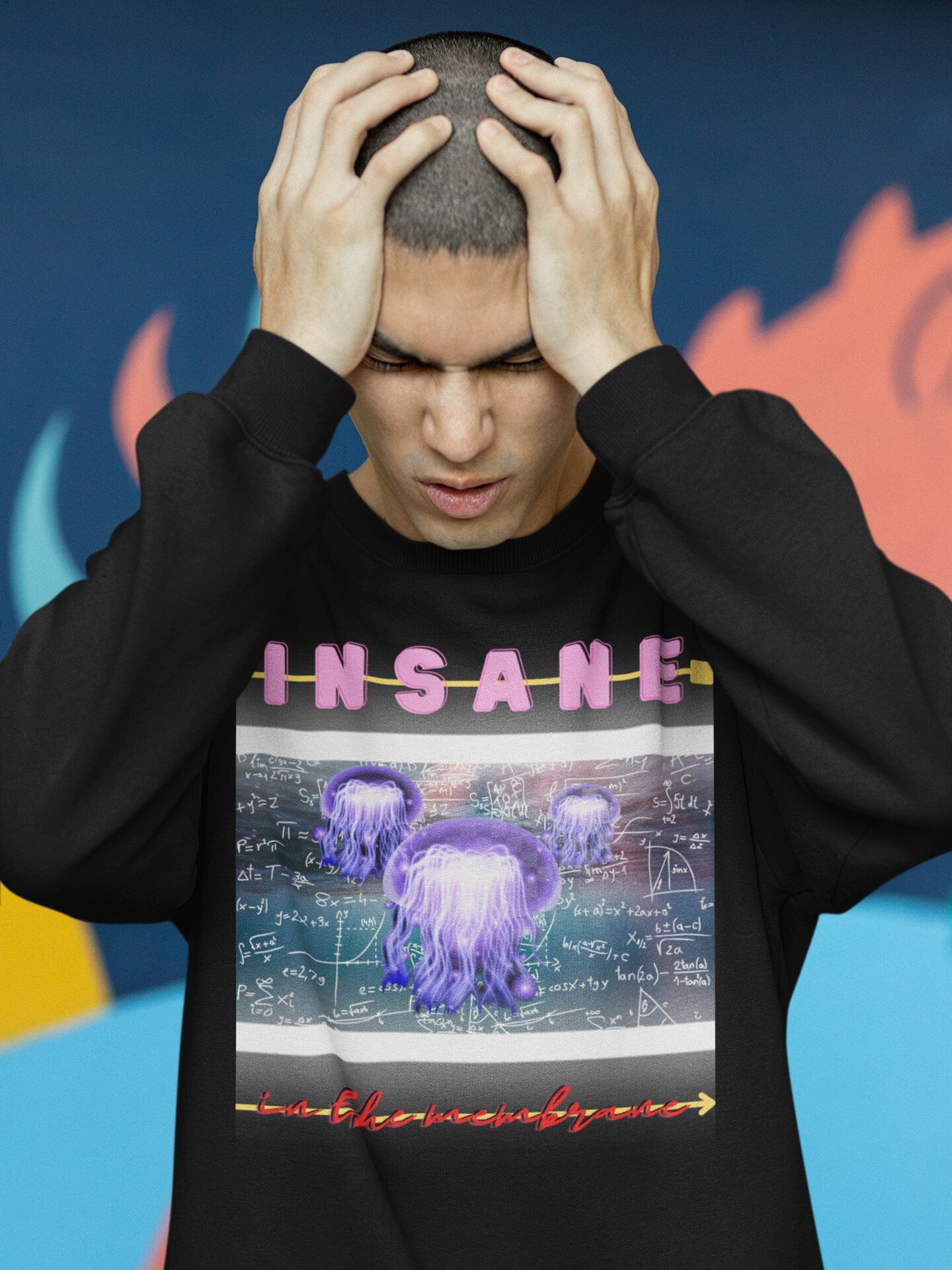 Insane Jellymath Jellyfish Sweater *Free Shipping*