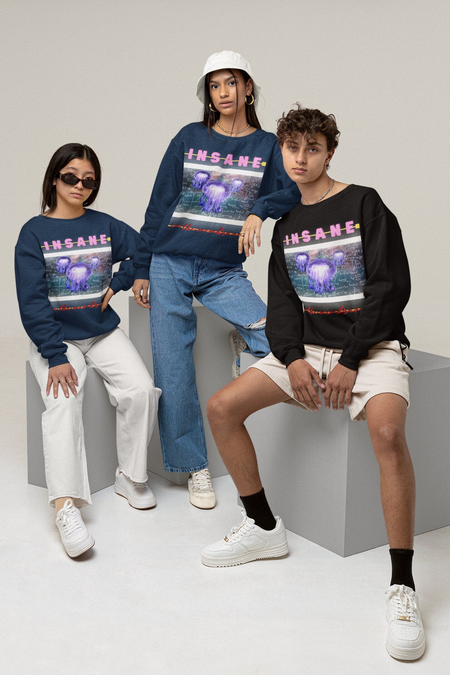 Insane Jellymath Jellyfish Sweater *Free Shipping*