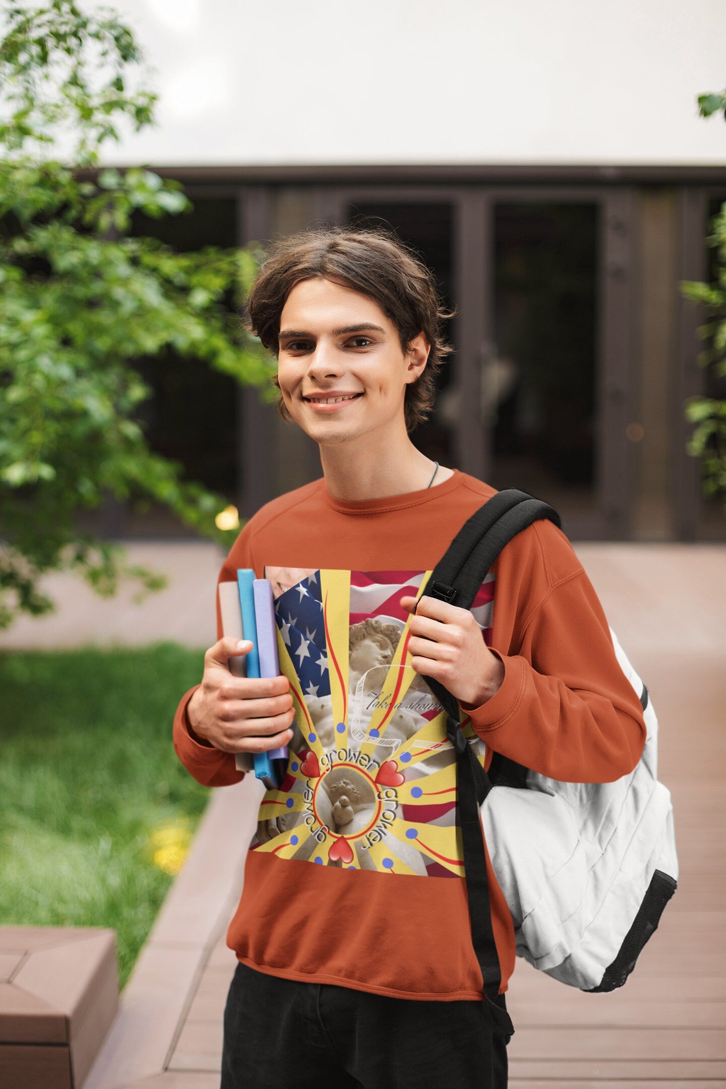 Grow, Don't Show Michelangelo Sweater *Free Shipping*