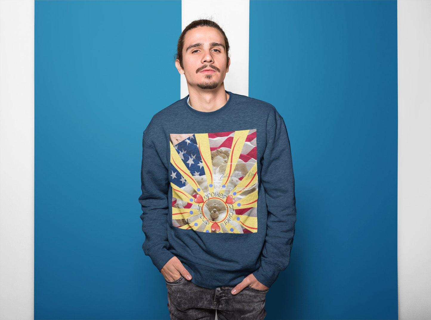 Grow, Don't Show Michelangelo Sweater *Free Shipping*